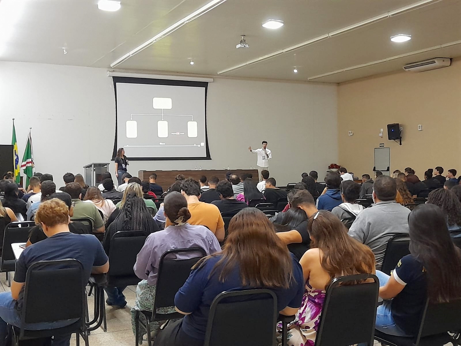 33ª Semana Científica da Administração | Stephanie Achcar e  Rafael Natrielli