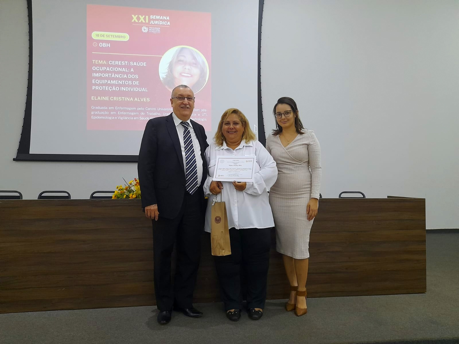 XXI Semana Jurídica | Elaine Cristina Alves