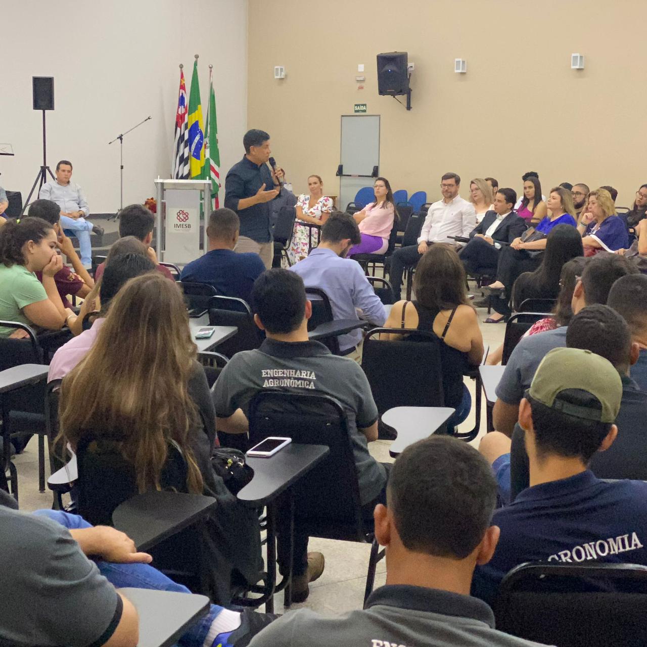 Semana de Acolhimento do IMESB recebe o jornalista João Carlos Borda e Dr. Luís Felipe Archangelo