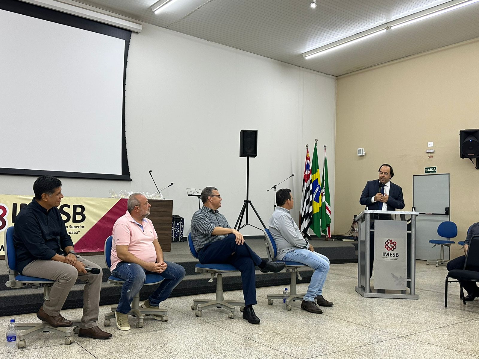 Semana de Acolhimento do IMESB recebe o jornalista João Carlos Borda e Dr. Luís Felipe Archangelo