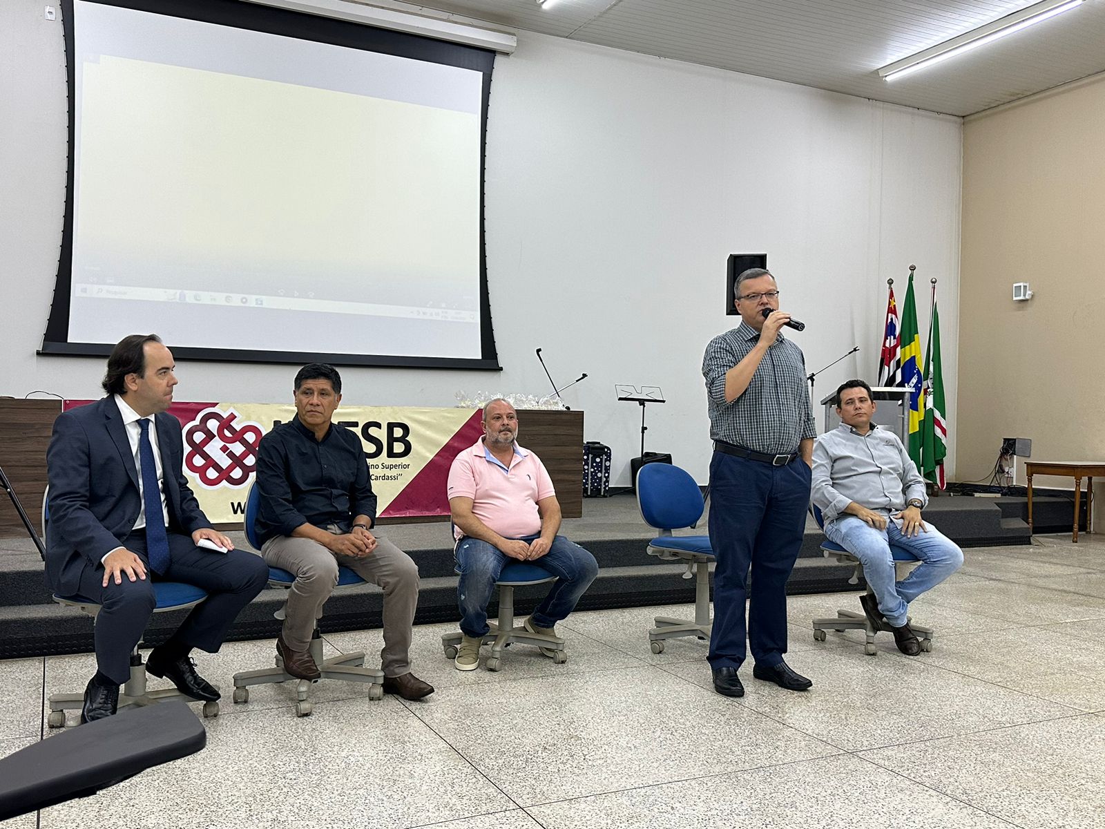 Semana de Acolhimento do IMESB recebe o jornalista João Carlos Borda e Dr. Luís Felipe Archangelo