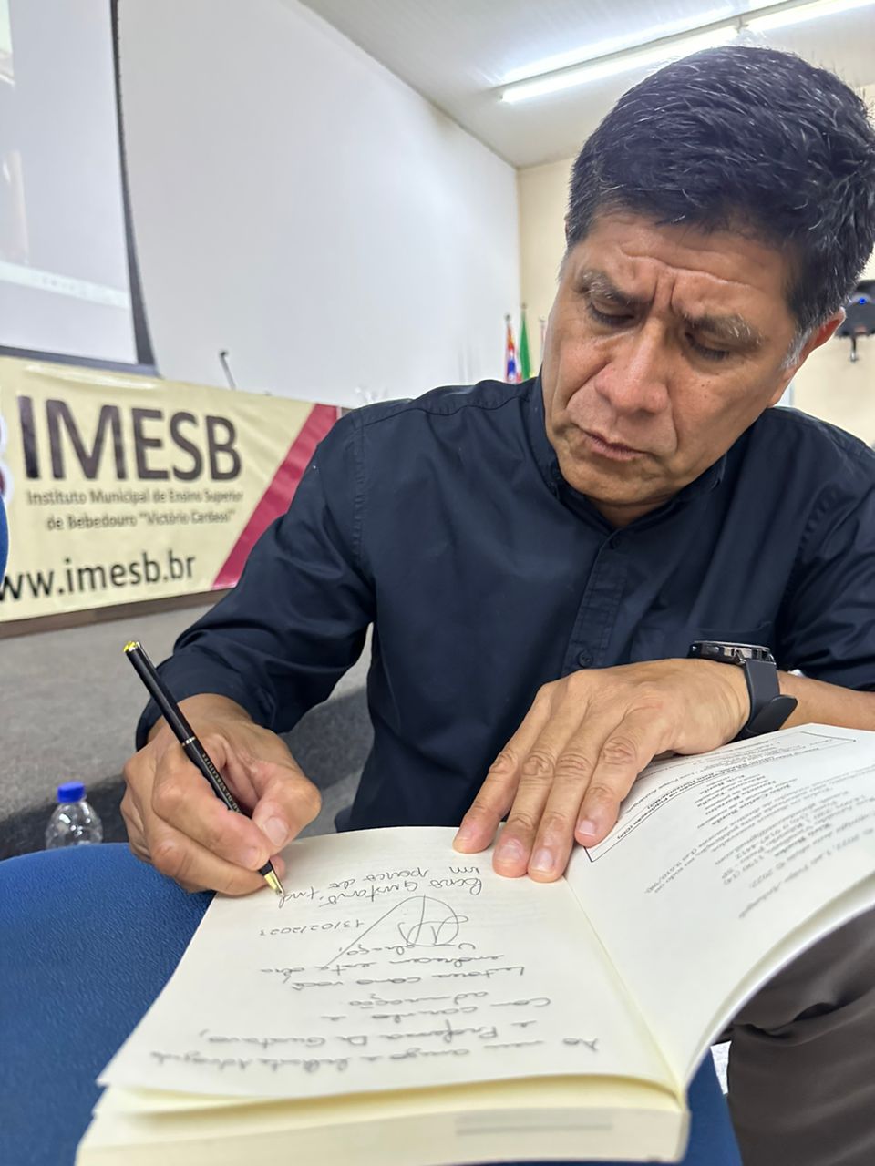 Semana de Acolhimento do IMESB recebe o jornalista João Carlos Borda e Dr. Luís Felipe Archangelo