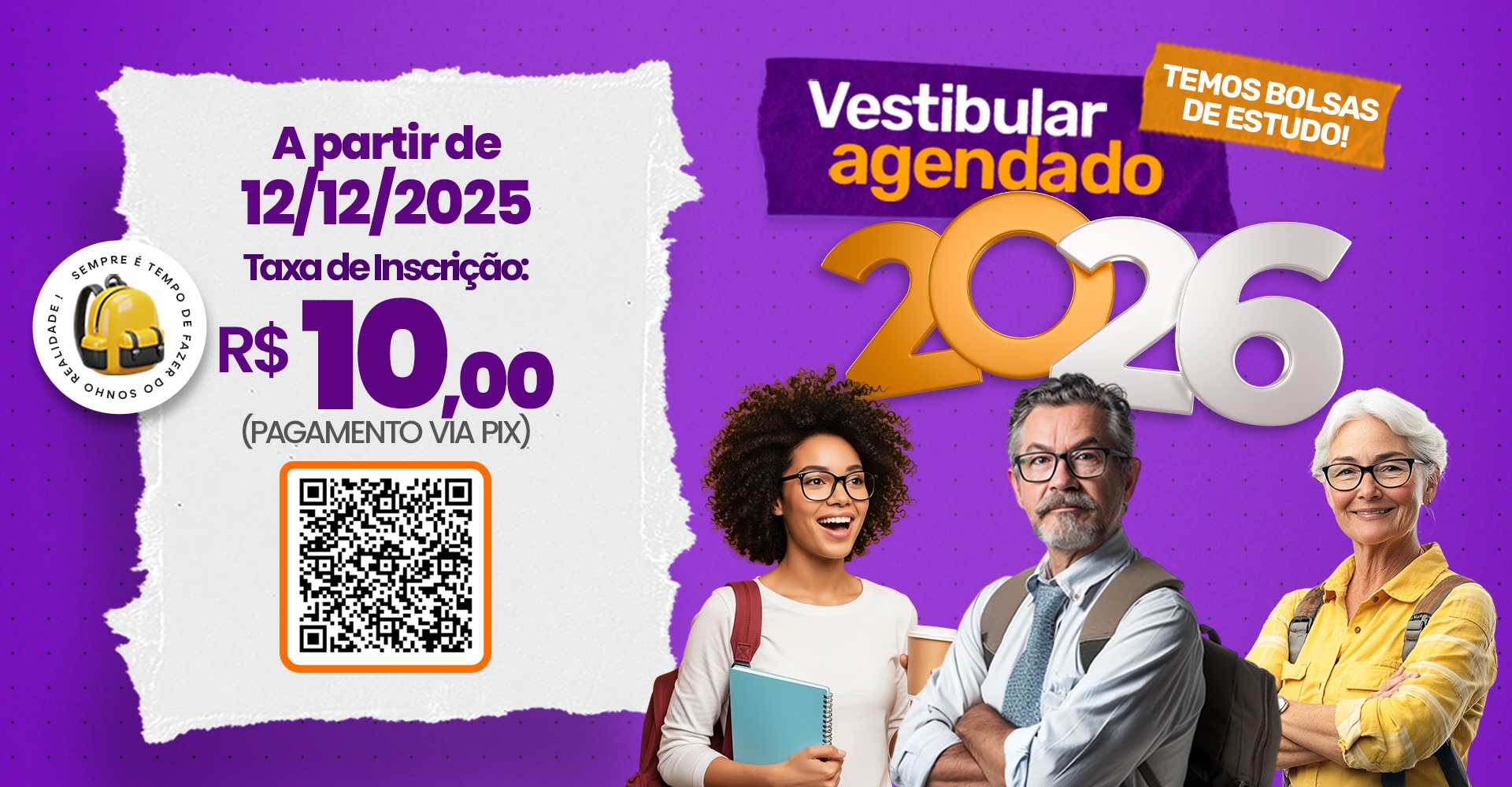 Vestibular Agendado 2026